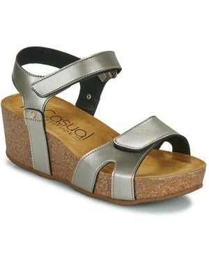Casual Attitude Wedge Sandals Ipilame - Green