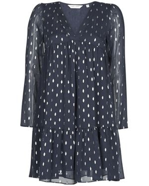 Naf Naf Foil Dress - Blue
