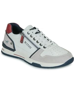 Mustang Shoes (trainers) 26m0281002-white - Blue