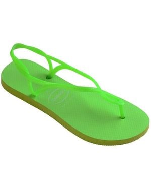 Havaianas Flip Flops / Sandals (shoes) Luna Neon - Green