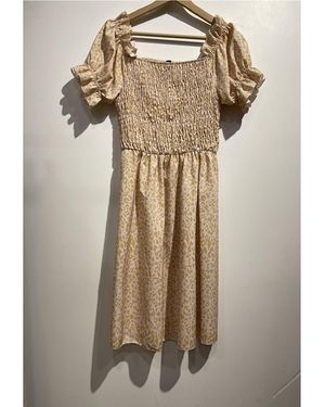 Fashion brands Dress 53176-beige - Natural