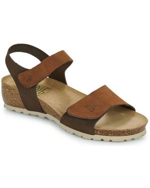 Dream in Green Wedge Sandals Zamini - Brown