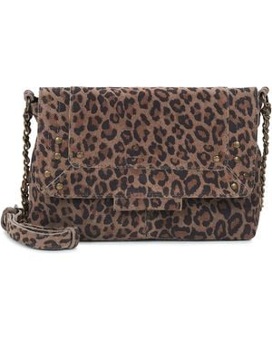 Pieces Shoulder Bag Pcfelizia Leather Cross Body - Brown