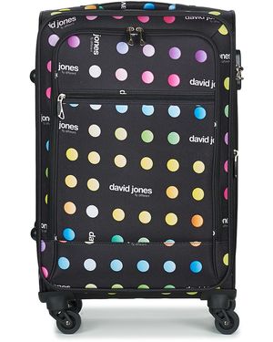 David Jones Casilo 106l Women's Soft Suitcase In Black