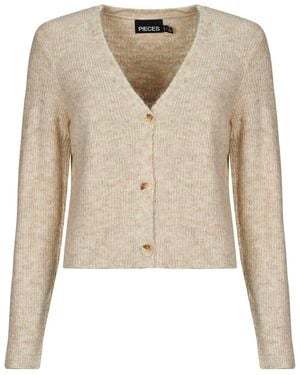 Pieces Cardigans Pcellen - Natural