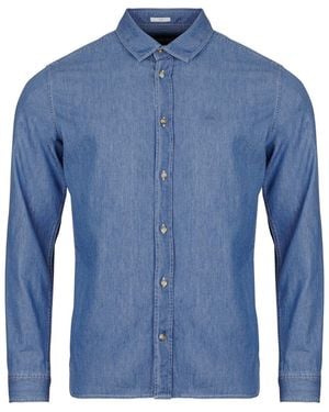 Pepe Jeans Long Sleeved Shirt Abel Classic Slim Shirt - Blue