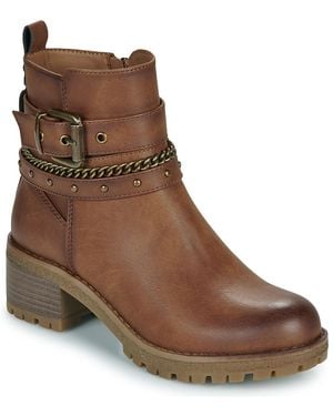 Refresh Low Ankle Boots 172918-camel - Brown
