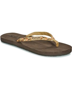 Cool shoe Flip Flops / Sandals (shoes) Space Trip - Brown