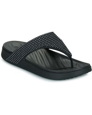 Crocs™ Flip Flops / Sandals (shoes) Getaway Gems Triangle Flip - Black