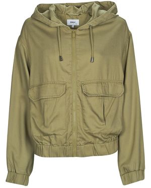 ONLY Jacket Onlkenya Life Utility Hood Jacket - Green