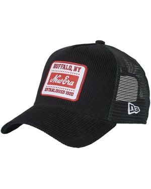 KTZ Cap New Era Cord Patch Trucker - Black