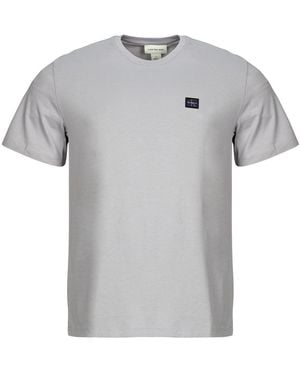 Calvin Klein T Shirt Ss Badge 30s Jersey Classic Tee - Grey