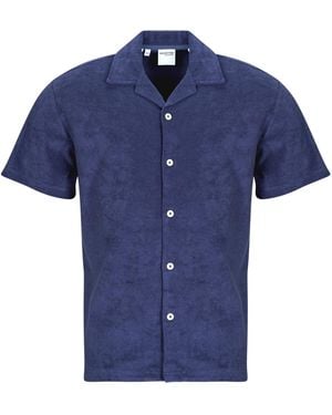 SELECTED Short Sleeved Shirt Slhrelaxtalon - Blue