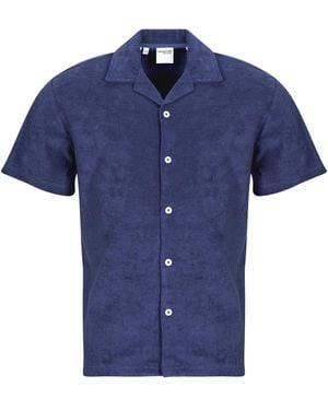 SELECTED Short Sleeved Shirt Slhrelaxtalon - Blue