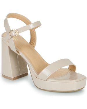 Ravel Heeled Sandals Moray - Metallic
