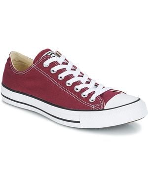 Converse All Star Ox Women's Shoes (trainers) In Red - Purple