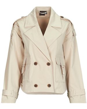 Vero Moda Trench Coat Vmmanonclara - Natural
