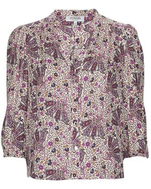 Morgan Shirt Cyan - Multicolour