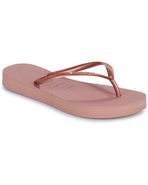 Havaianas Flip Flops / Sandals (shoes) Slim Flatform - Pink
