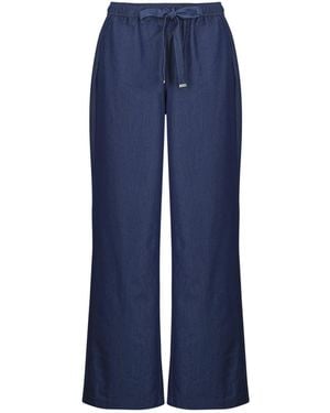 ONLY Wide Leg / Harem Trousers Onliria Life Mw Chambray Wide - Blue