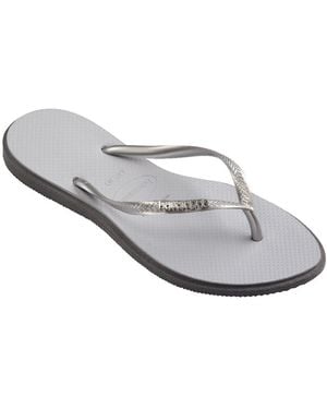 Havaianas Flip Flops / Sandals (shoes) Slim Point - White