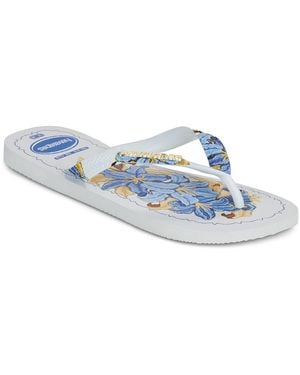 Havaianas Flip Flops / Sandals (shoes) Top Tropicalia Vibes Ii - Blue