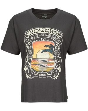 Rip Curl T Shirt Sea Shells Relaxed Tee - Black