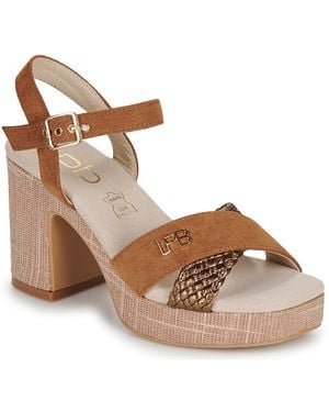 Les Petites Bombes Heeled Sandals Lorena - Brown