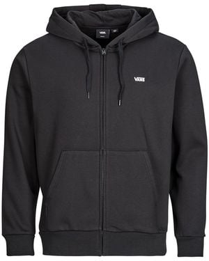 Vans Sweatshirt Left Chest Fz Po - Black