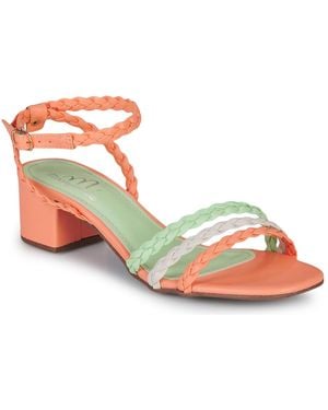 Moony Mood Heeled Sandals Oldavi - Metallic