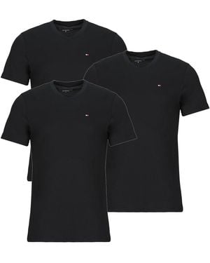 Tommy Hilfiger T Shirt 3p Ss Tee X3 - Black