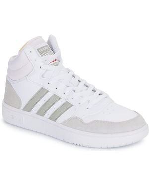 adidas Shoes high top Trainers Hoops 3.0 Mid in White for Men Lyst UK