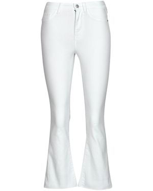 Noisy May Flare / Wide Jeans Nmsallie Hw Kick Flared Jeans Vi163bw S* - White
