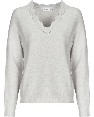 Vila Jumper Vinikolina V-neck - Grey