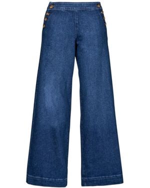 ONLY Flare / Wide Jeans Onlmadison - Blue