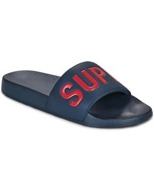 Superdry Tap-dancing Pool Slide - Blue