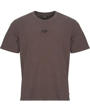 Superdry T Shirt Micro Logo Tshirt - Brown