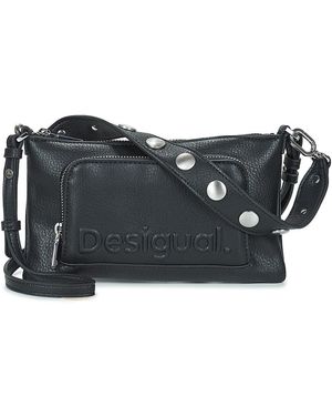 Desigual Pouch Mone Half Logo Fw24 Monica Cont - Black
