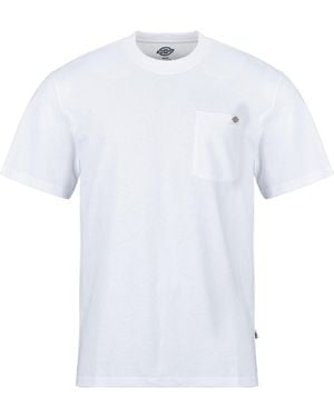 Dickies T Shirt Luray Pocket Tee Ss White