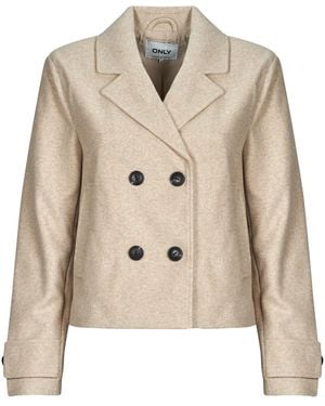 ONLY Coat Onlfreja - Natural
