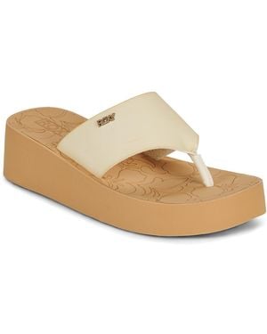 Roxy Wedge Sandals Sunset Dreams - Natural