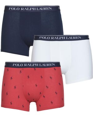 Polo Ralph Lauren Boxer Shorts Clssic Trunk-3 Pack-trunk - Blue