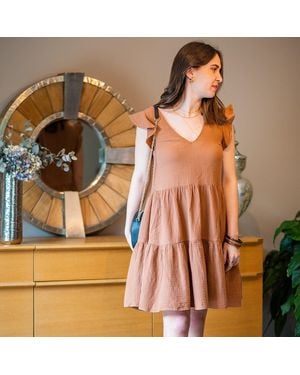 Celeste Dress Dahlia - Brown
