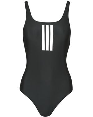 adidas Swimsuits 3-stripes V-back Swimsuit - Black