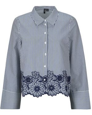 Vero Moda Shirt Vmmary Ls Shirt - Blue