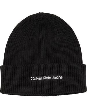 Calvin Klein Beanie Institutional Beanie - Black