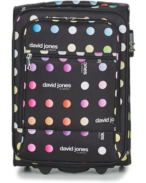 David Jones Casilo 106l Women's Soft Suitcase In Black