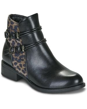 Les Petites Bombes Mid Boots Maram - Black