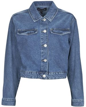 Pieces Denim Jacket Pctessie Ls Dnm Jacket Mb873 - Blue