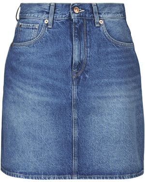 Pepe Jeans Short Skirts Mini Skirt Hw Lilly - Blue